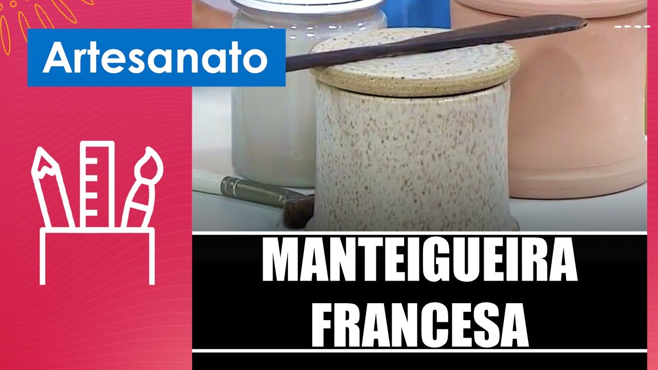 Faça uma manteigueira francesa em cerâmica com a artesã Carol Lamaita – 07/05/24