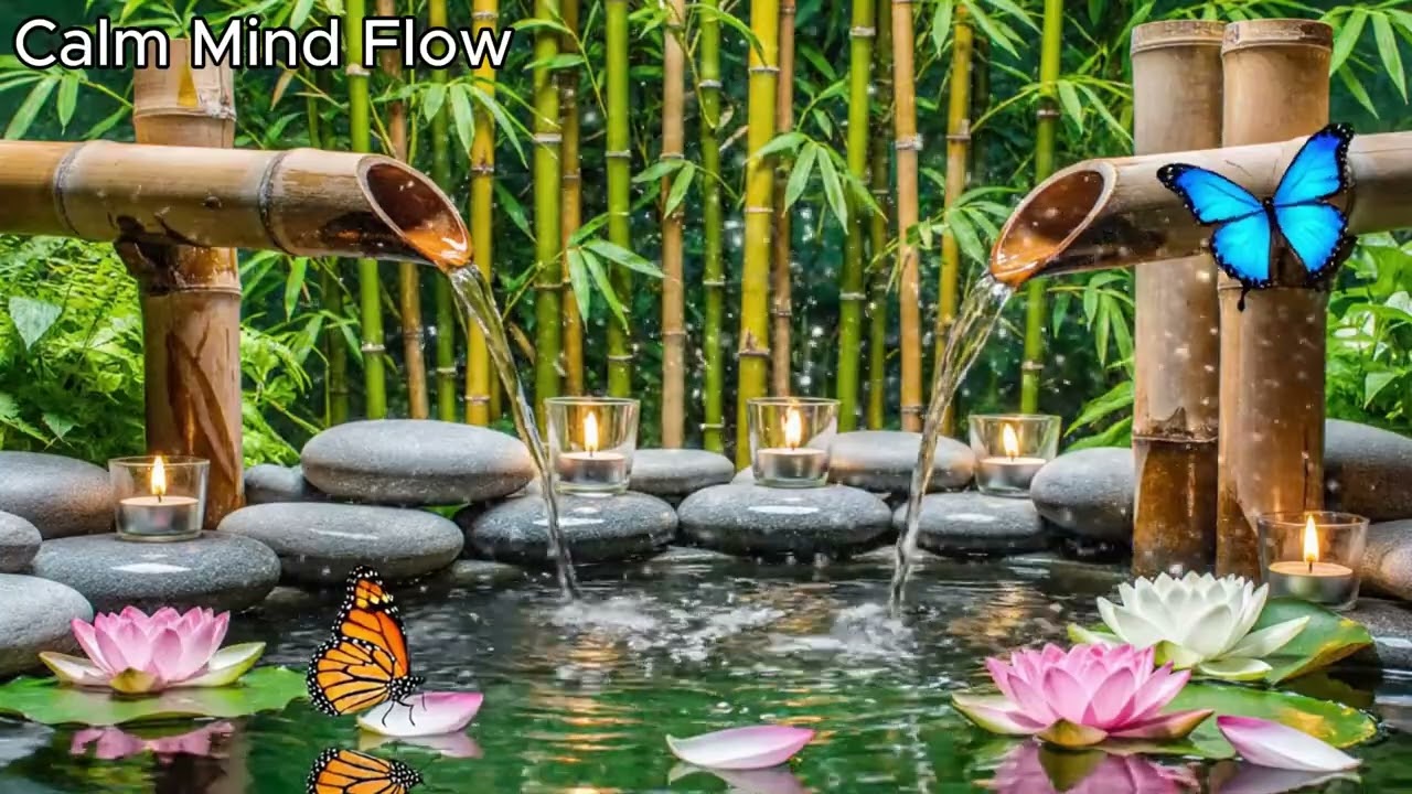 Breath of Water Flow 🌊 Calm Water Sounds for Peaceful Sleep & Stress Relief | Calm Mind Flow