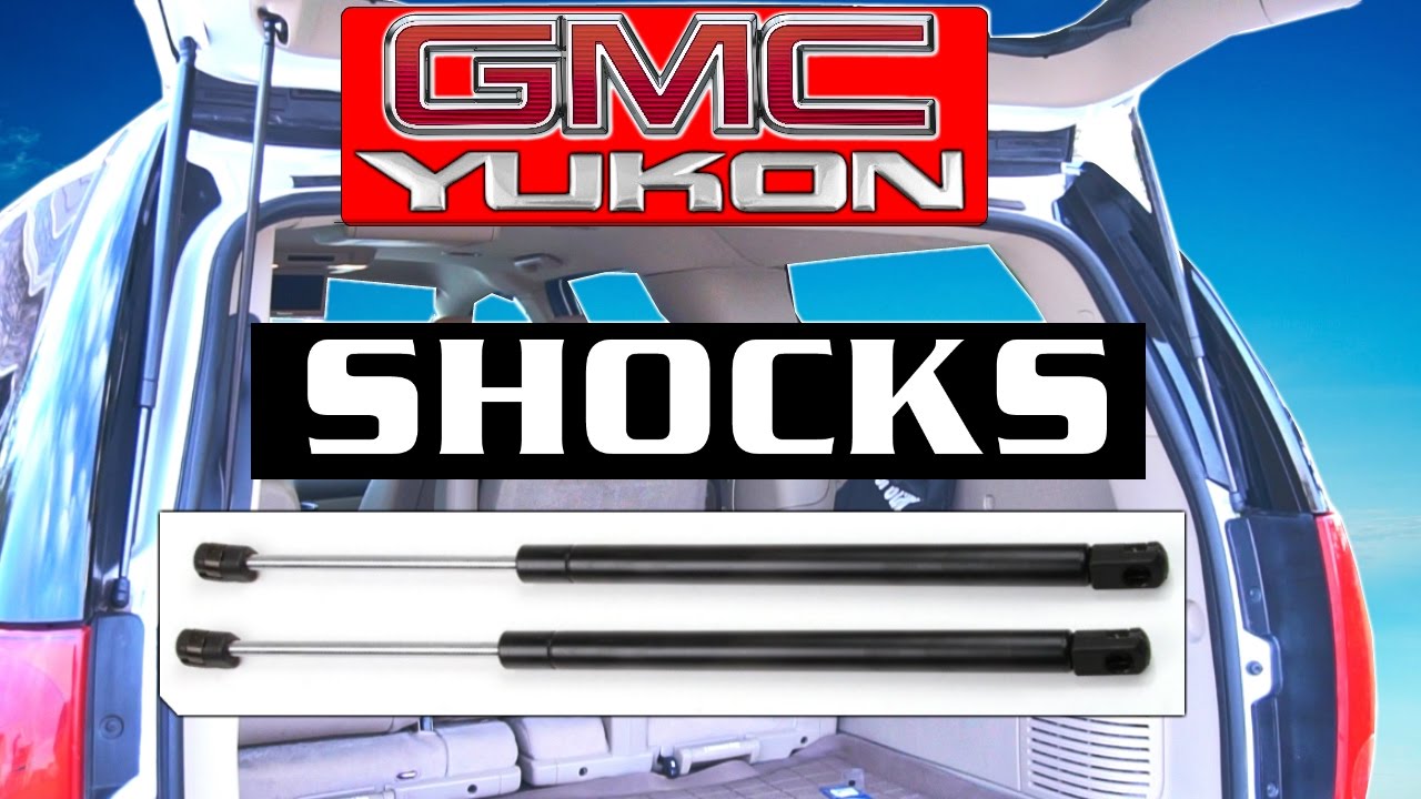GMC YUKON HOW TO REPLACE REAR DOOR LIFTGATE SHOCKS REAR DOOR PROBLEM OPENING