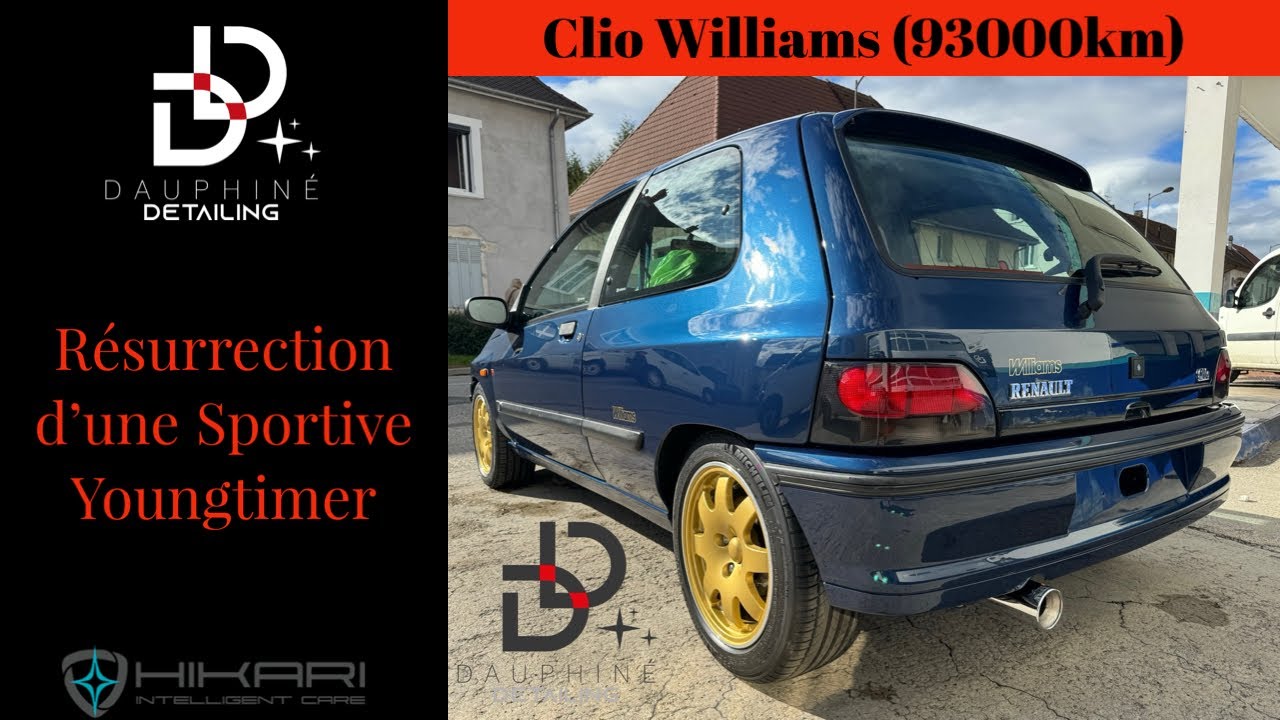Coup de jeune sur une véritable Clio Williams phase 2