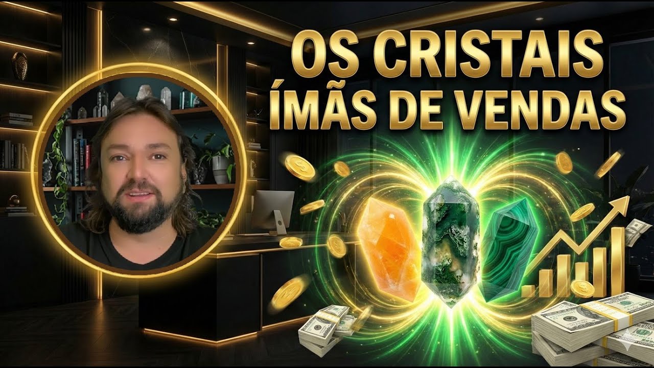 3 Cristais que Atraem Clientes como Ímã