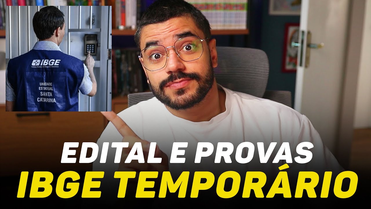 Concurso IBGE TEMPOR&Aacute;RIO: Provas em Janeiro | O QUE CAI NA PROVA?