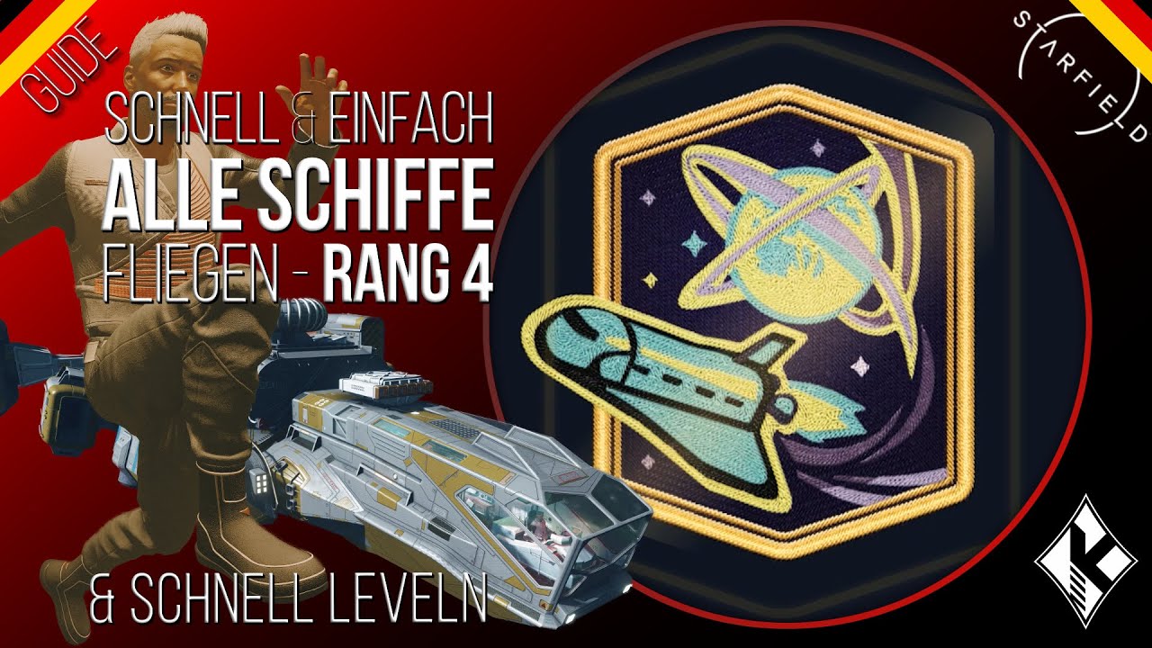 Starfield Blitz-Guide 🚀 ALLE Schiffsklassen sofort fliegen + Turbo-Leveln! 🌠