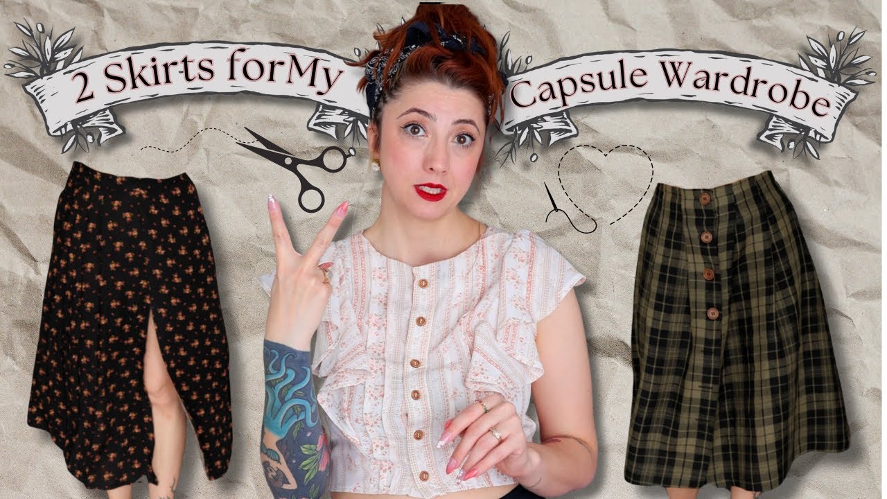 Two Skirts for my Capsule Wardrobe