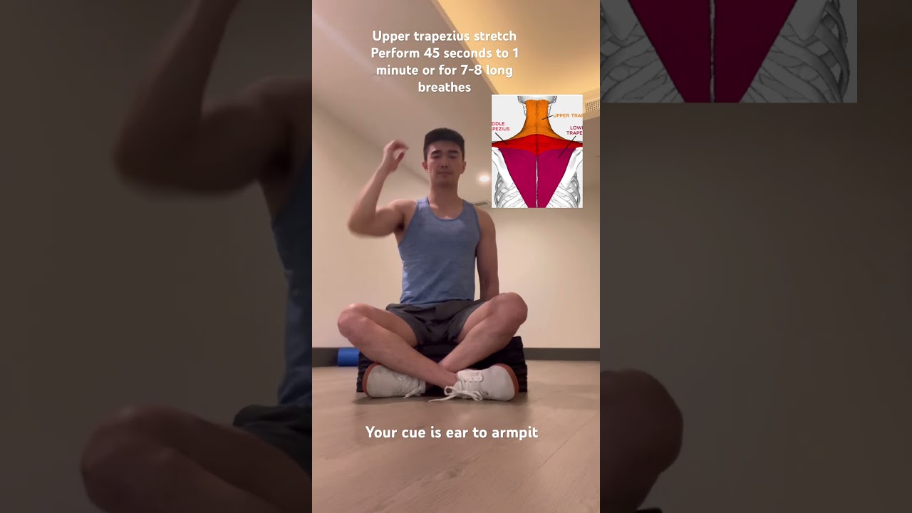 Release Upper Trap Tension: Stretch for Neck and Shoulder Tightness