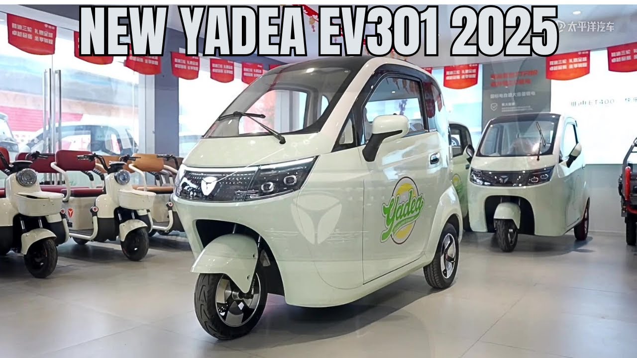 EV301, Smart Compact Simple and Elegant Appearance | New Yadea EV301 2025