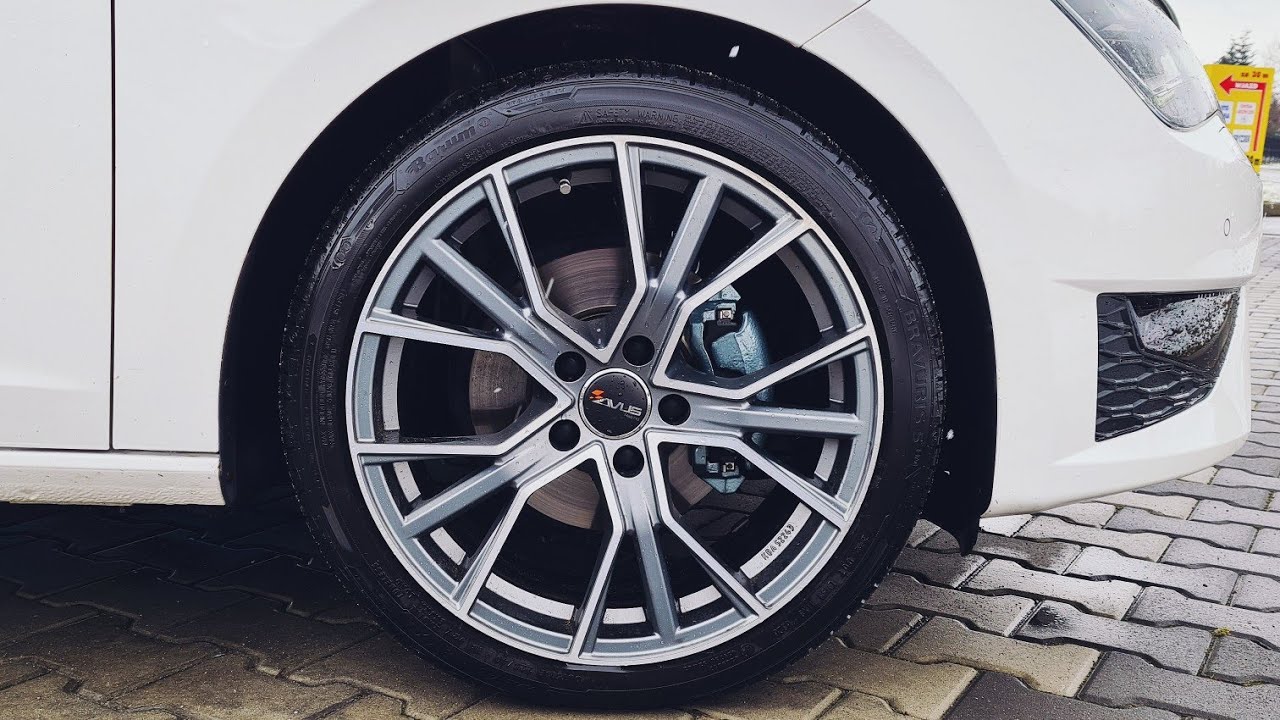 Seat Leon 5F ST FR nowe koło Avus AF18 / zacisk Foliatec Silver Marina Bay