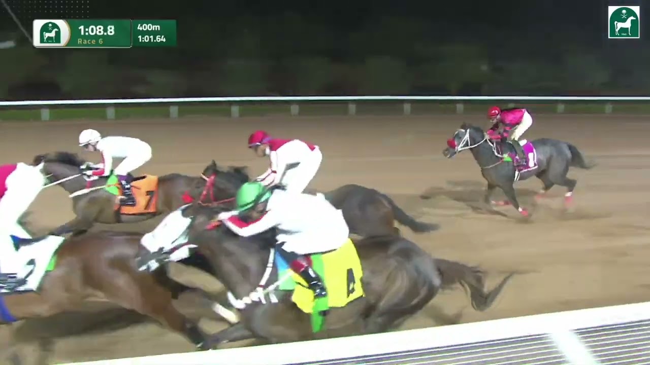 الشوط السادس للحفل 97 بموسم سباقات الرياض