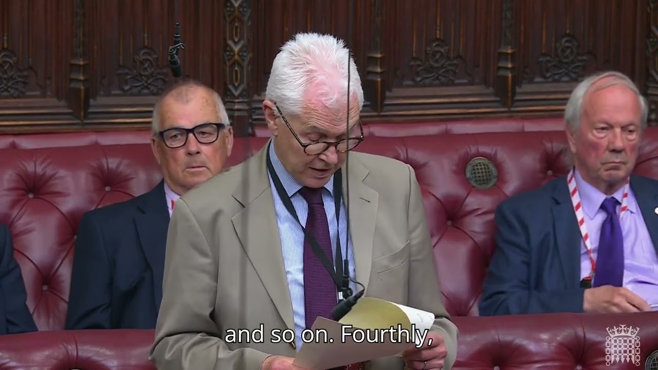 Lord John Hendy KC presents amendment on Sectoral Collective Bargaining | ERB in the House of Lords