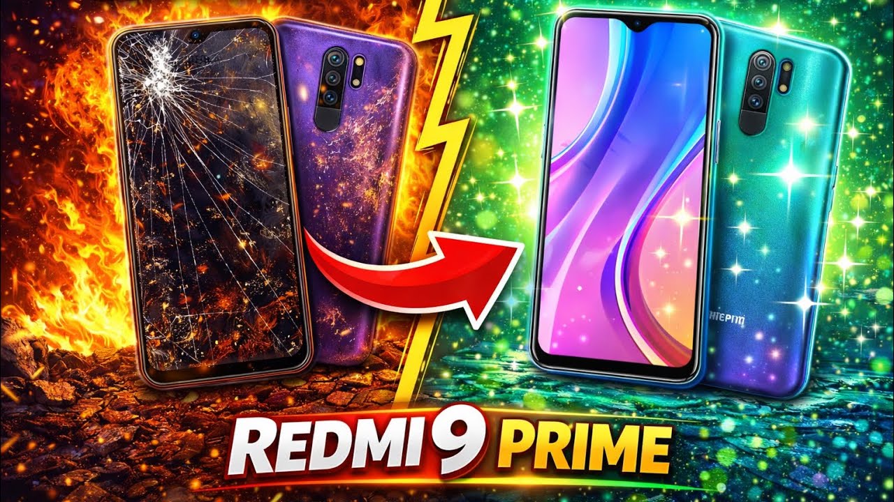 Redmi 9 prime folder replacement step by step