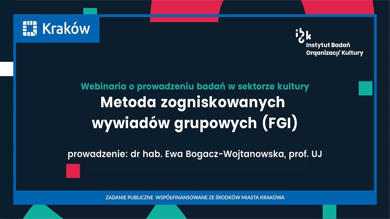 Metoda zogniskowanych wywiadów grupowych FGI