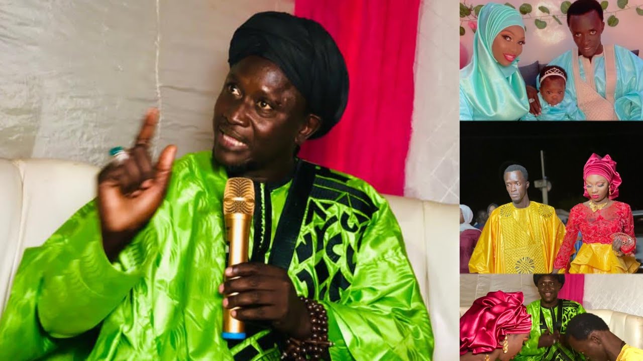 Le baptême de Samba Ndiaye en présence de son guide religieux serigne Barham Diouf à Toglou