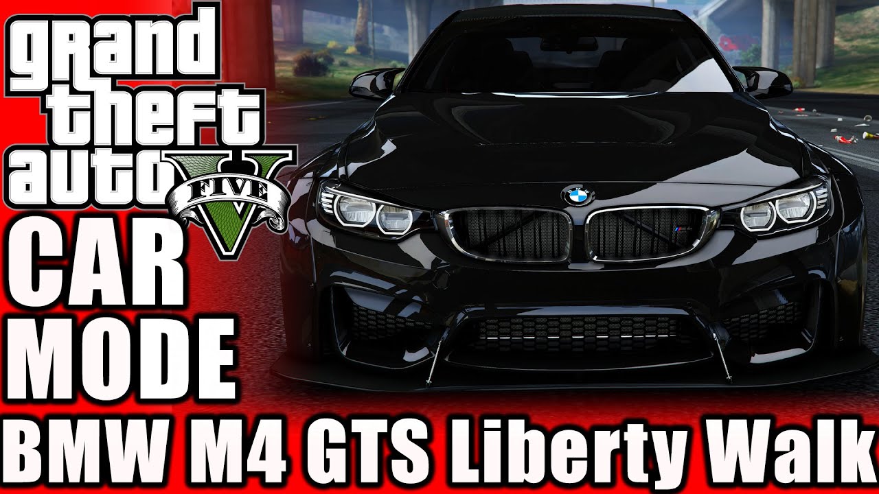 GTA 5 BMW M4 GTS Liberty Walk Mod : How to install Add-On Car mod in GTA 5 PC ? 2022