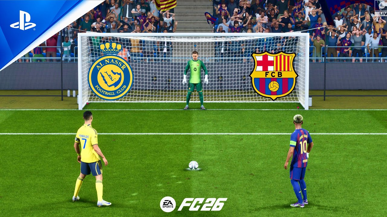FC 26 | Al Nassr vs FC Barcelona | Ronaldo vs Yamal | Penalty Shootout - PS5