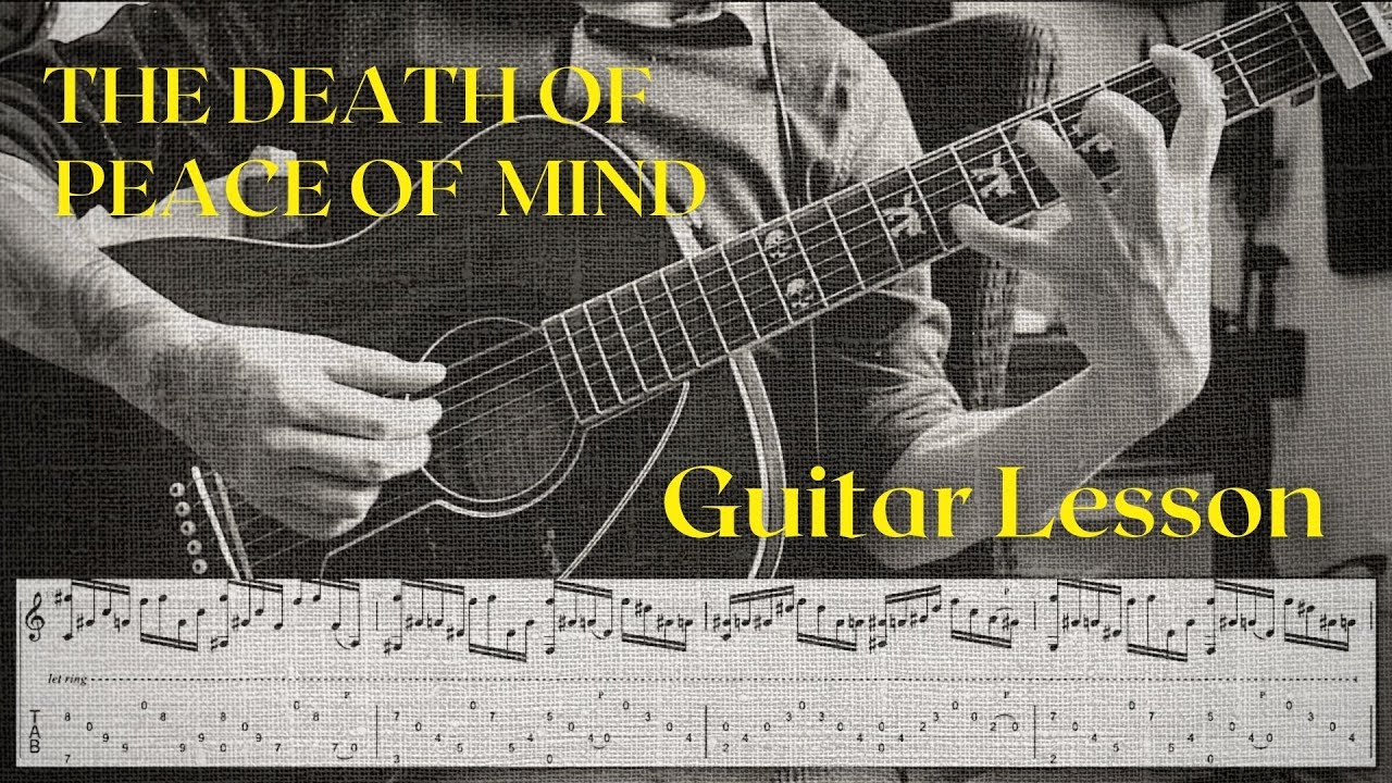 BAD OMENS - THE DEATH OF PEACE OF MIND #acoustic guitar lesson #tabs