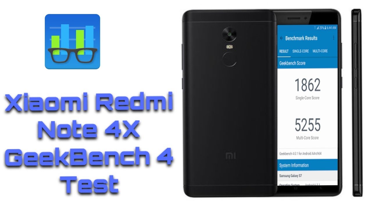 Xiaomi Redmi Note 4X GeekBench 4 Test