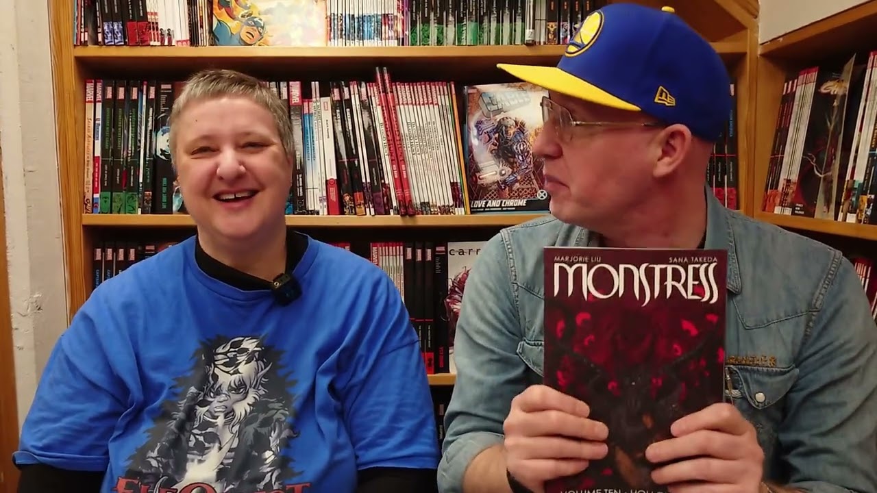 Fantask Podcast 03/12-2025: Bookshop Below, Vaesen, Good Omens, Final Boss, Monstress, WE3