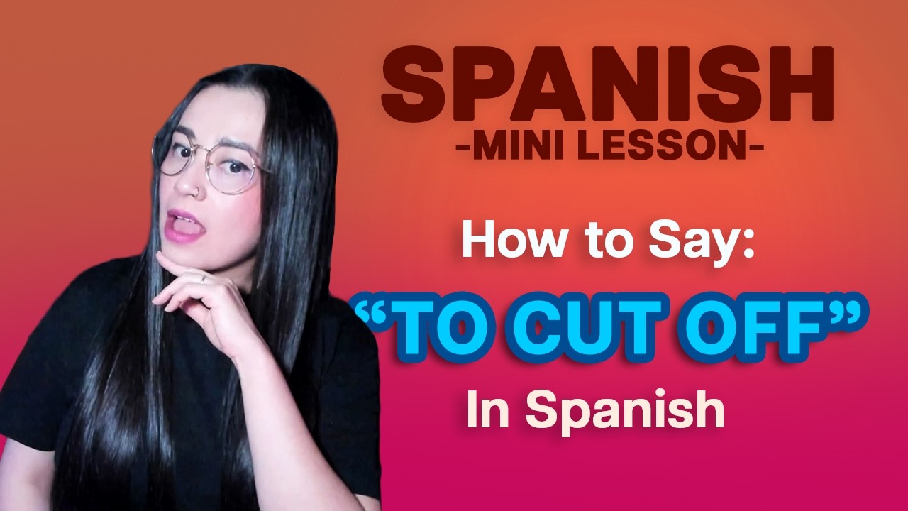 Mini Spanish Lesson: How to say 