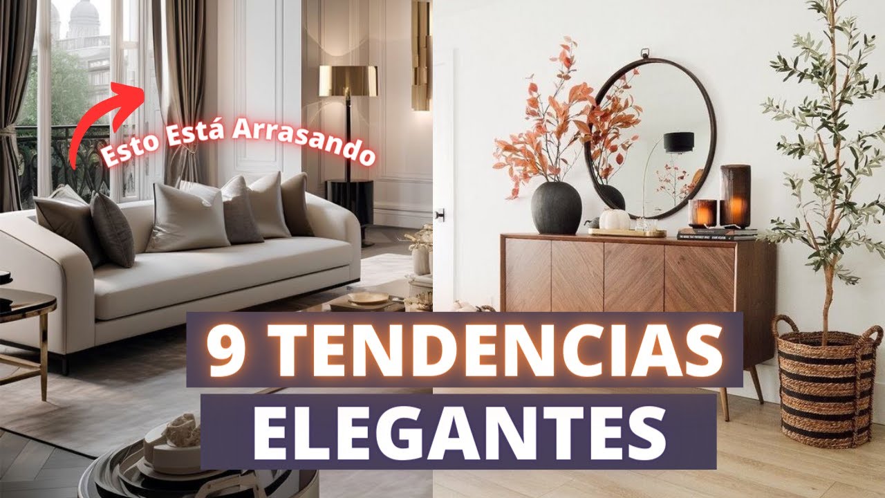 9 TENDENCIAS ELEGANTES DE DECORACIÓN 204! ESTILO NEOCLÁSICO