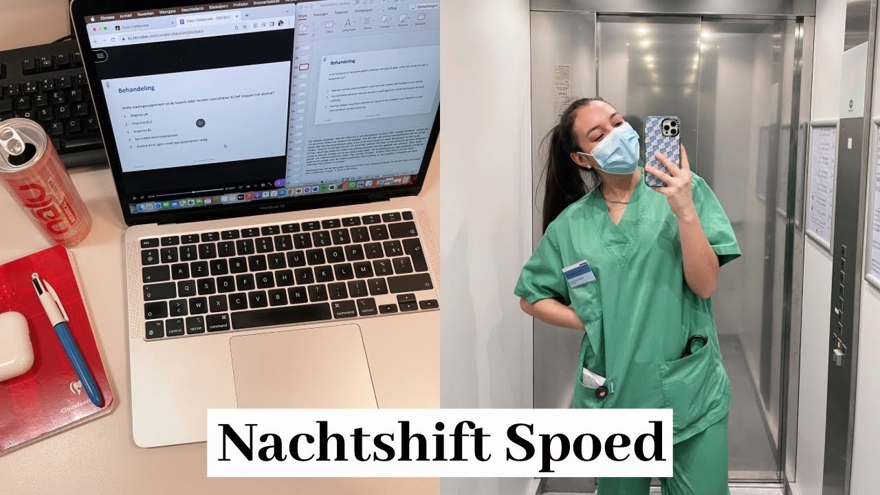 GRWM voor een nachtshift als geneeskunde stagiaire op spoed!