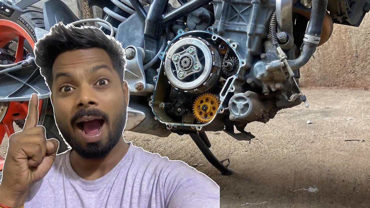 Ktm Duke 200 Clutch Plate,Meter shell change and Service!!!!