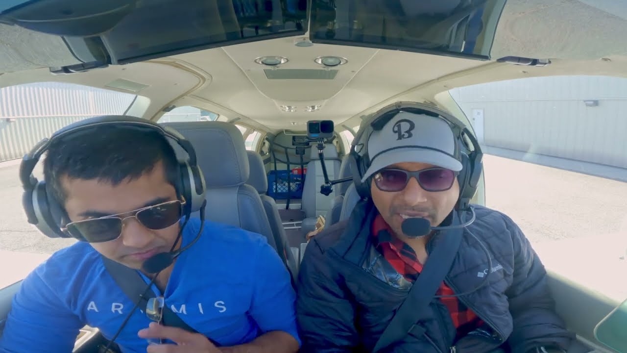 Two Pilots  & Bonanza- Cross Country with a wannabe Astronaut CFI