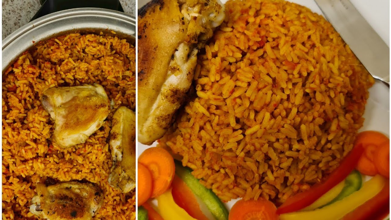 Saladmaster JOLLOF RICE: How to cook Jollof Rice with no Oil, frying or salt within a short time.