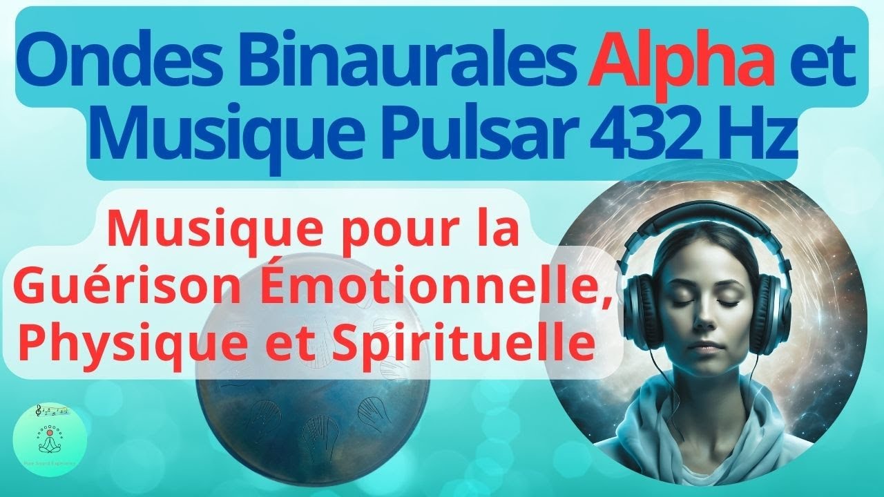 Ondes Binaurales Alpha + Musique Pulsar 432 Hz | Gu&eacute;rison &Eacute;motionnelle, Physique et Spirituelle
