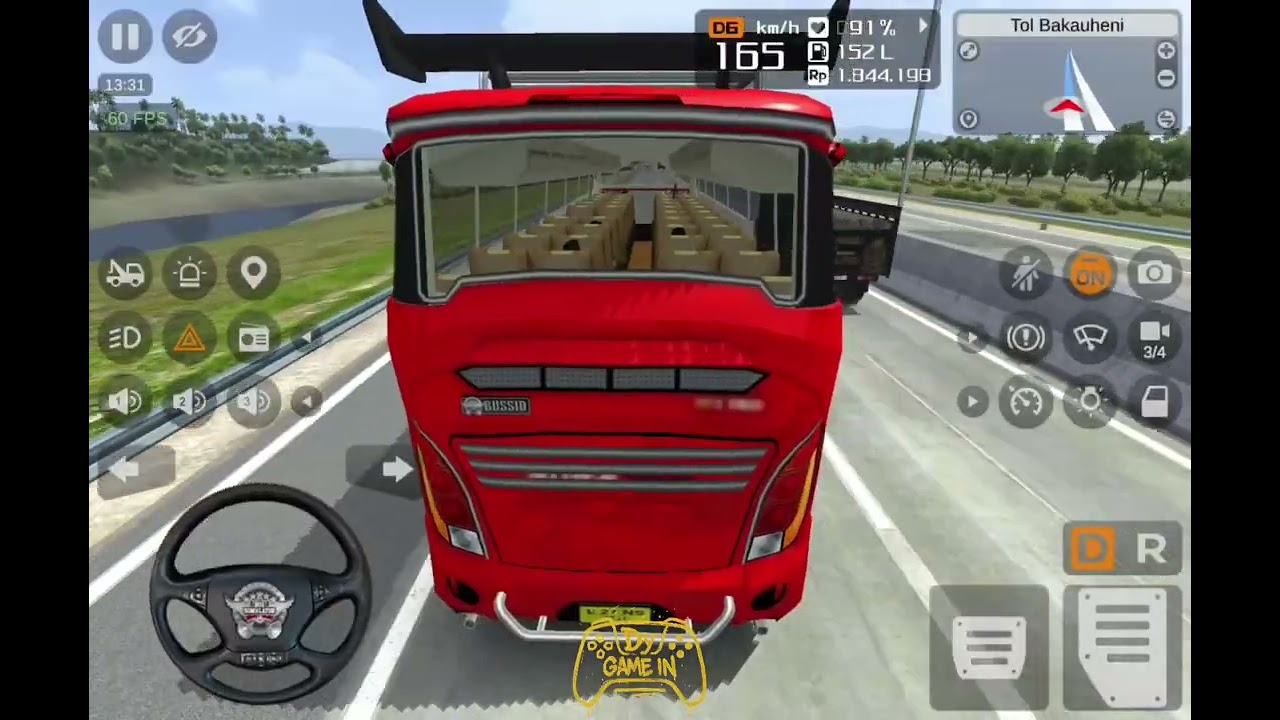 GAME BUS ‼️ Serang  - Lampung Part 2 #bussid #bussimulatorindonesia #busoleng #bus