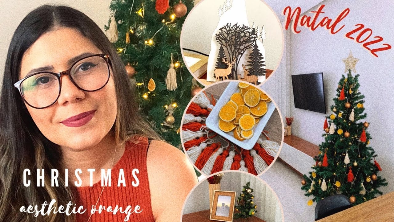 DECORANDO A CASA PARA O NATAL 2022 | DECORA&Ccedil;&Atilde;O BOHO AESTETHIC ORANGE CHRISTMAS| #natal #boho #nordic