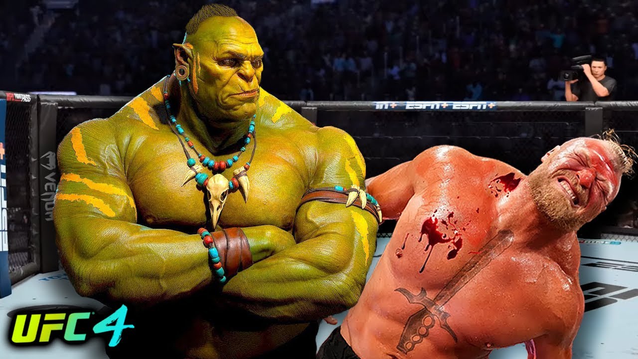 Brock Lesnar vs. Master Ogre (EA sports UFC 4)