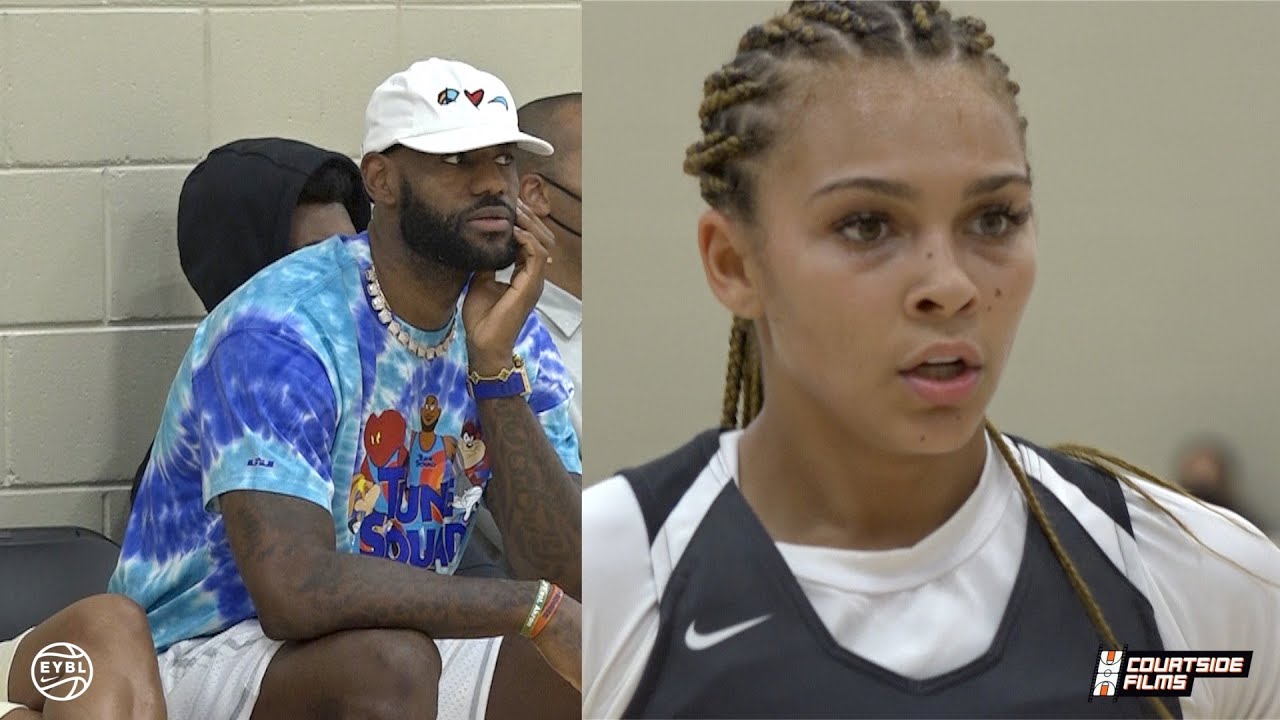 LeBron Pulled Up To Watch Jada Williams At Nike Nationals!