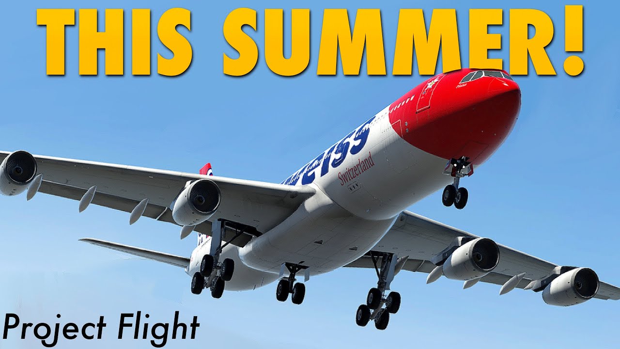 A340 СКОРО появится в Project Flight!