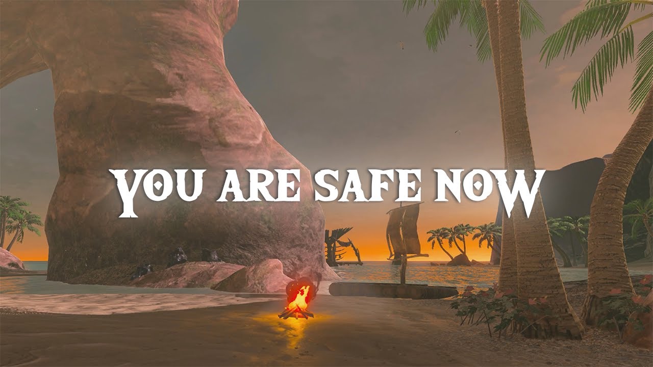 its sunset, you are safe here.. relaxing zelda botw music & ambience