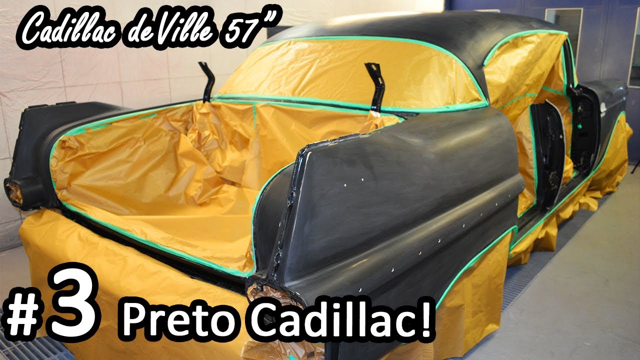 O famoso Preto Cadillac! - Cadillac deVille 57
