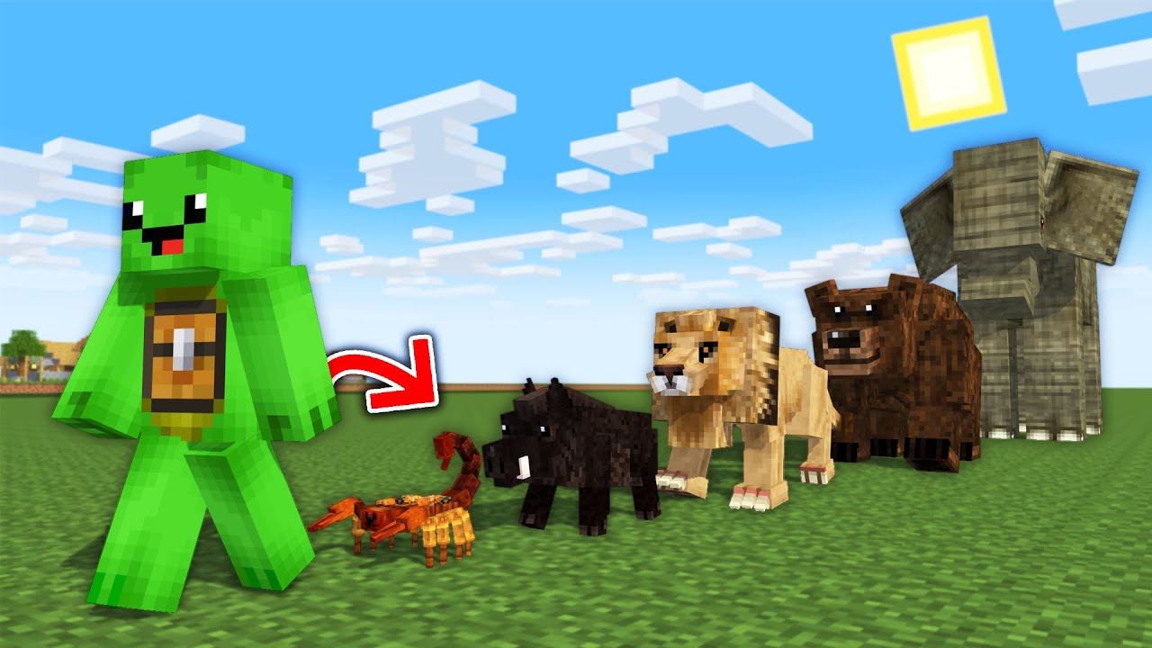 Minecraft Dar ma Transform in Animale Salbatice...