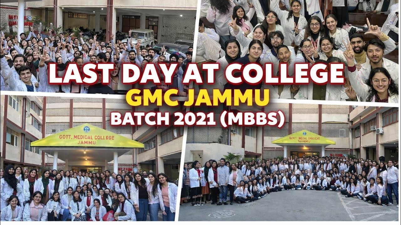 Last Day Of College Gmc Jammu(Batch-2021)//08-02-2026#Doctors#MBBS#Medicalcollege#Surgeons..