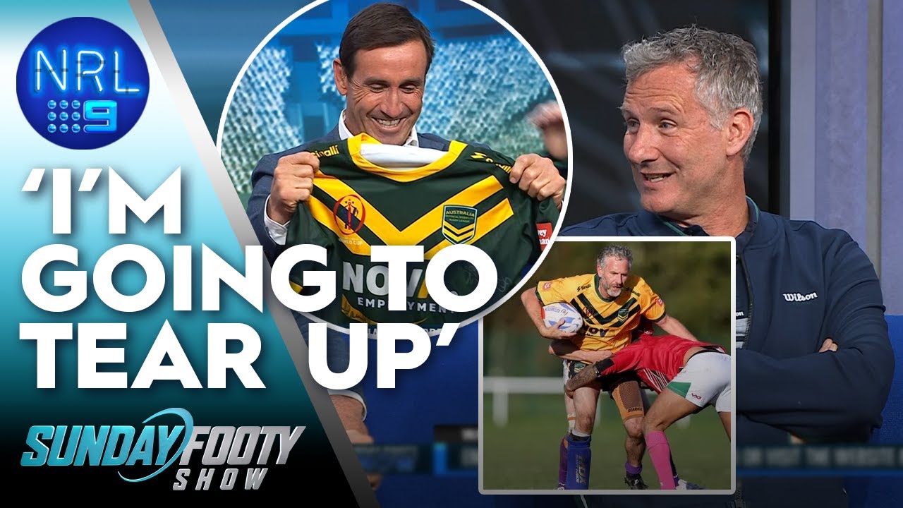 Joey joins comedian Adam Hills in all-abilities World Cup: Sunday Footy Show | NRL on Nine