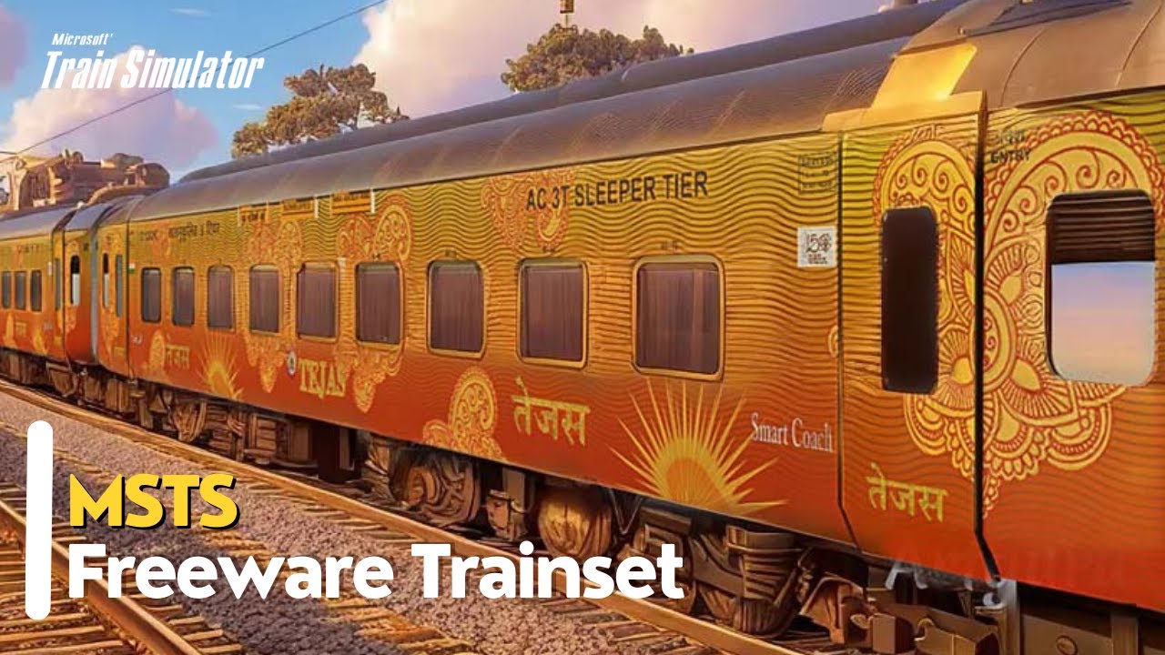 INDIAN TRAIN SIMULATOR 2024 FREEWARE ROLLING STOCK ||  HOW TO INSTALL INDIAN TRAINS IN MSTS ONE LINK