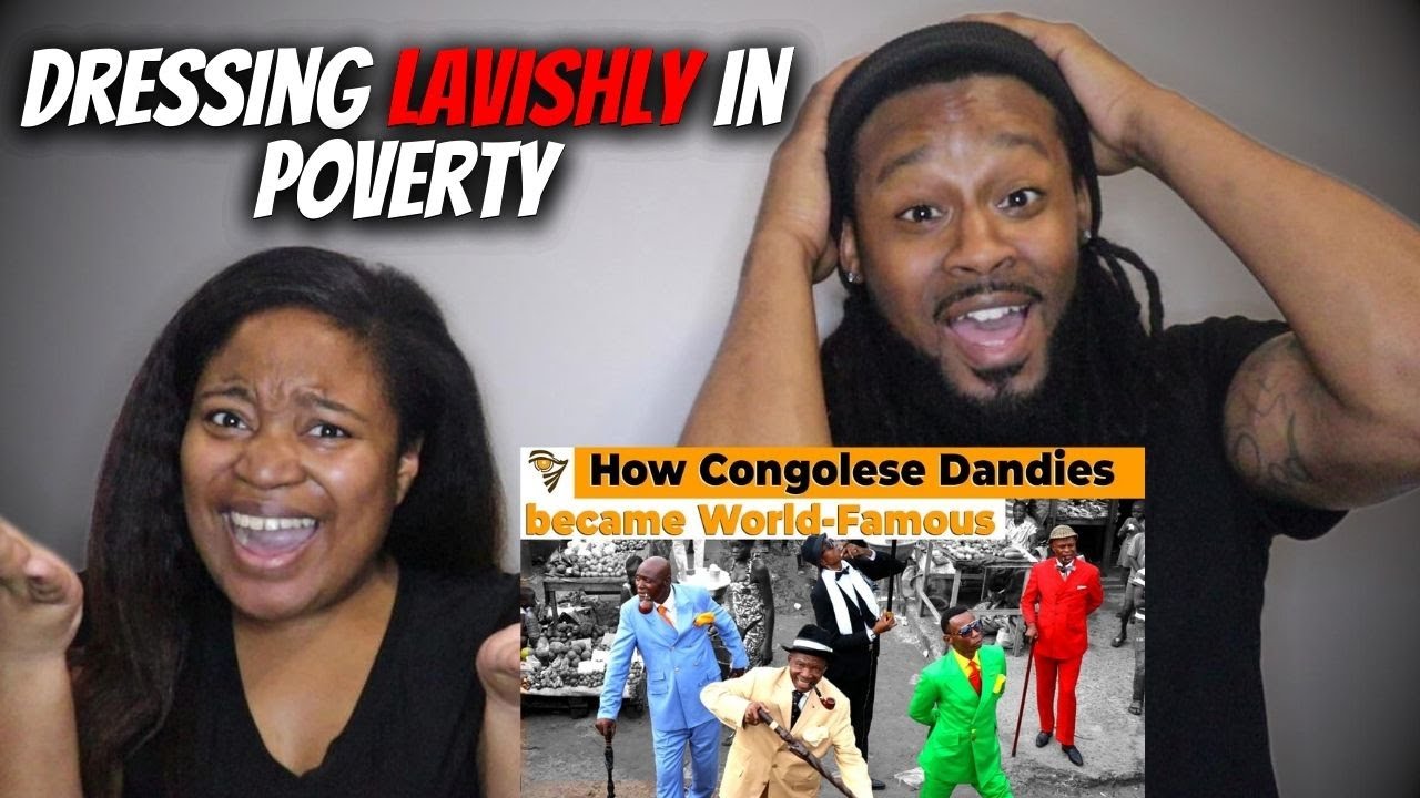 🇨🇩 DRESSING LAVISHLY IN POVERTY American Couple Reacts 