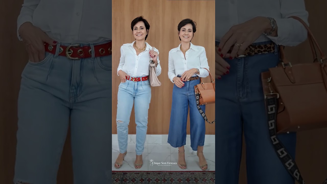 DESCUBRA AGORA: 8 LOOKS INCR&Iacute;VEIS com a CAMISA BRANCA para MULHERES MADURAS! VEJA AQUI!