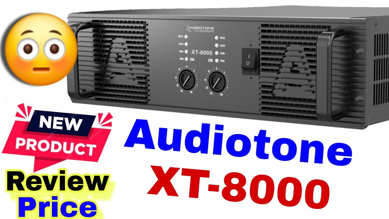 Audiotone New Launched XT8000 Amplifier Review And Specifications Details 2024 | Dj Rock