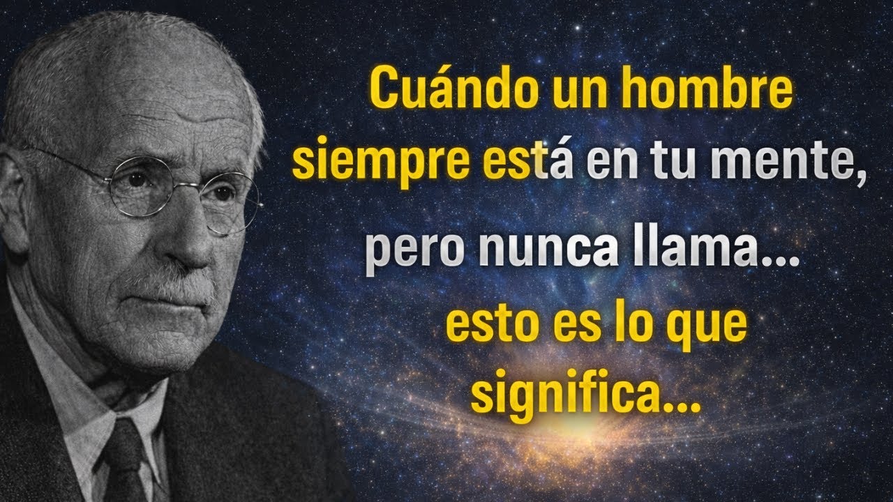 Cuando un hombre siempre está en tu mente pero nunca llama… esto es lo que significa... | Carl Jung