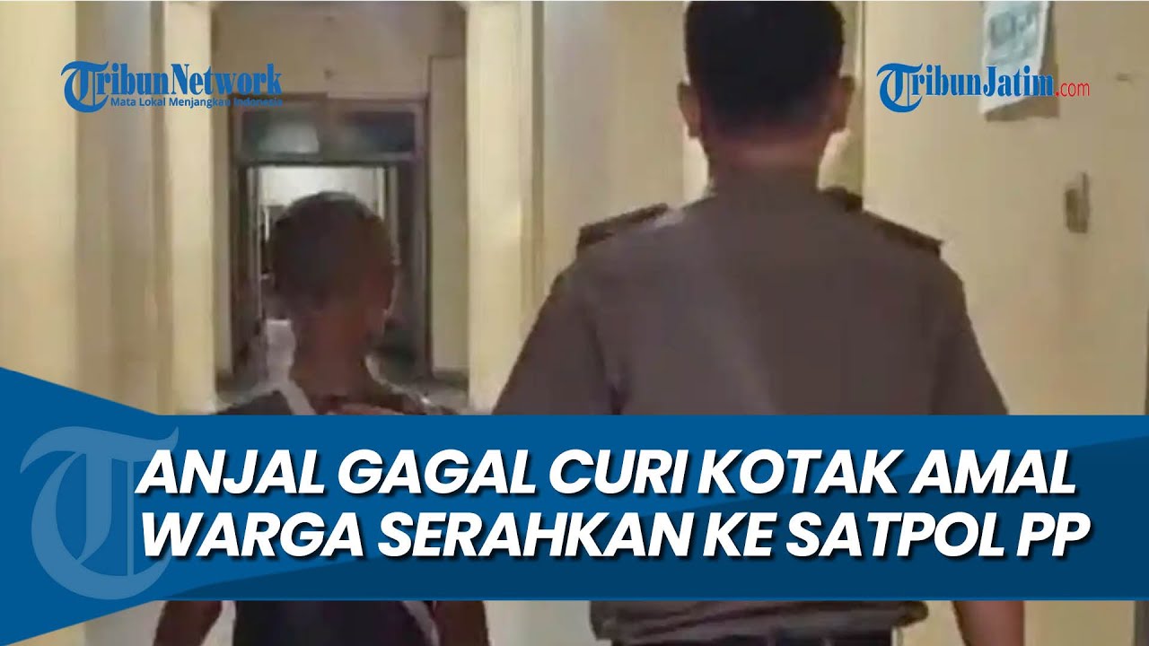GAGAL CURI KOTAK AMAL, Warga Serahkan Bocah Anjal ke Satpol PP Bangkalan