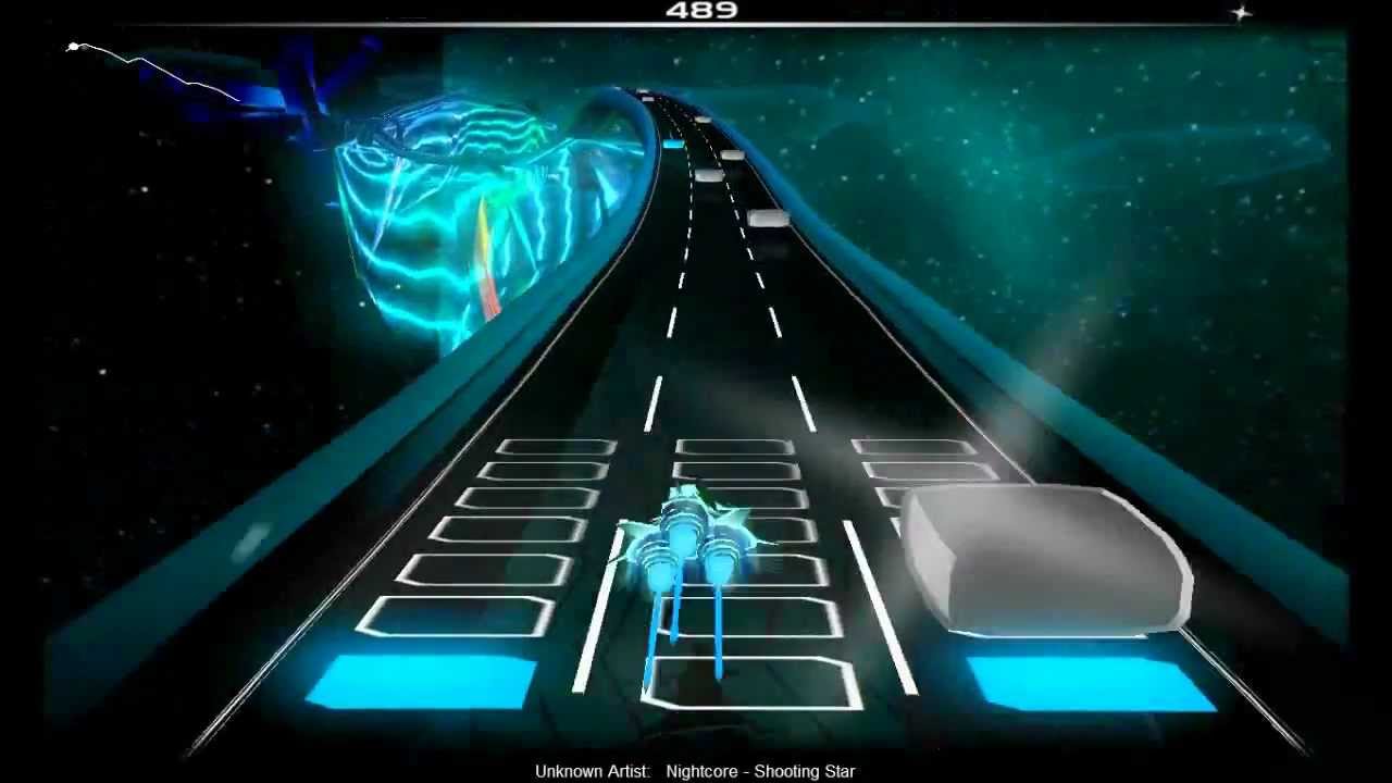 Audiosurf : Nightcore - Shooting Stars [Owl City] (HD)
