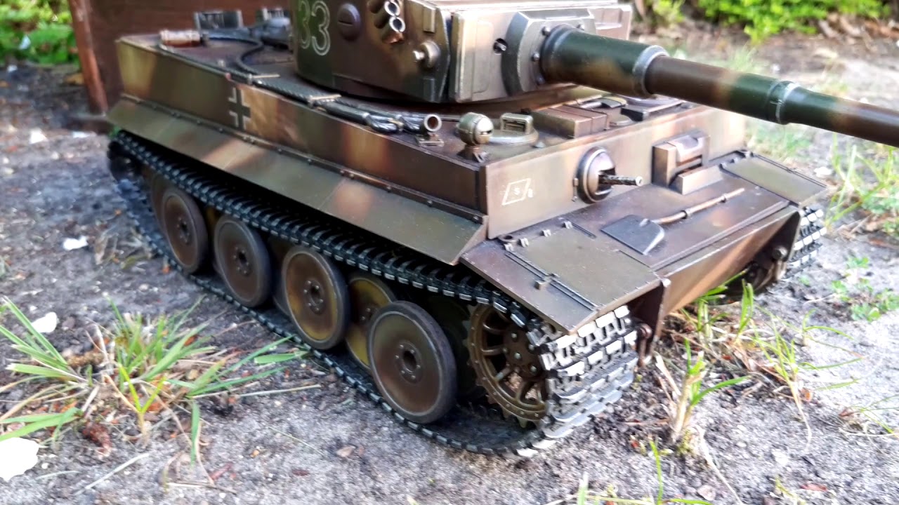 1/16 RC Tiger Panzer Tank Taigen with Clark TK22 control board and sound