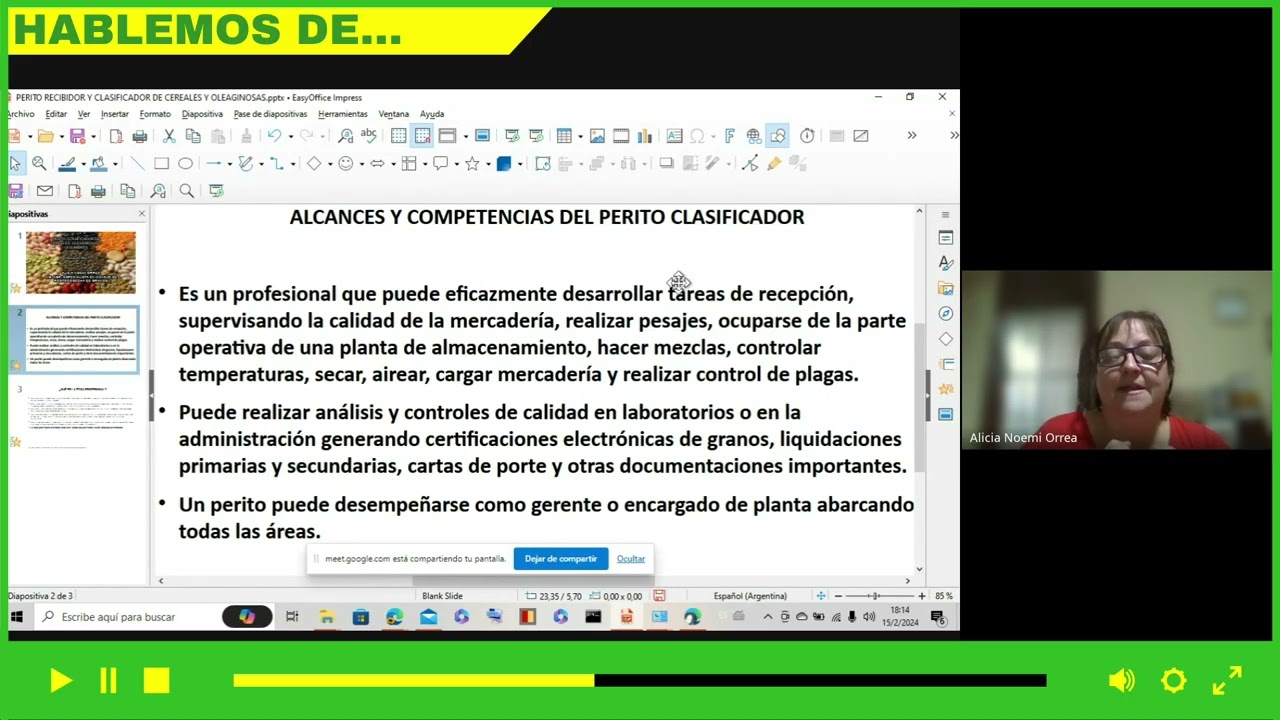La etica del analista de granos
