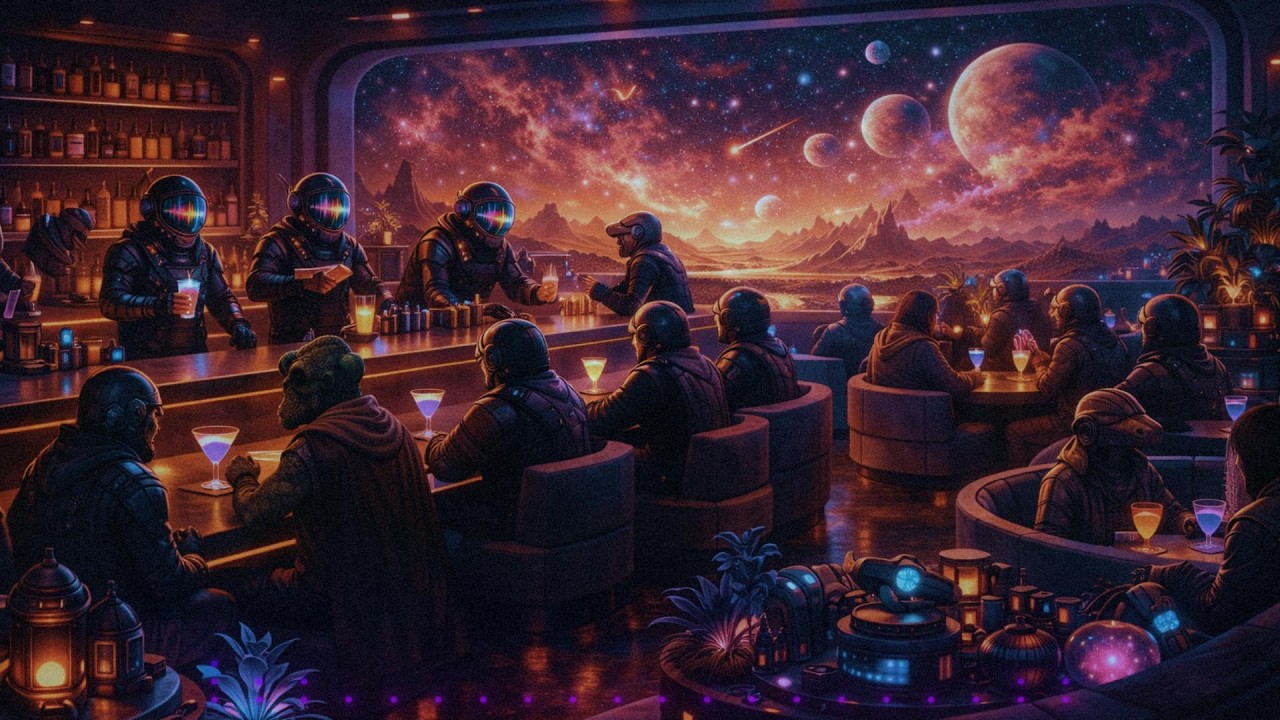 Cosmic Space Funk   Weightless Bass Drift in the Space Lounge