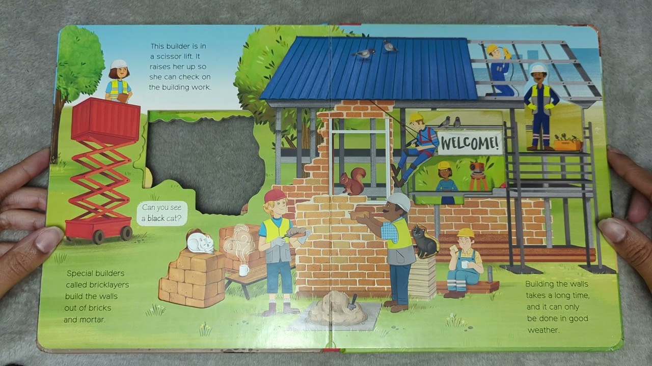 What Can You See? On a Construction Site 👷🏻‍♀️🚧 - Book read aloud