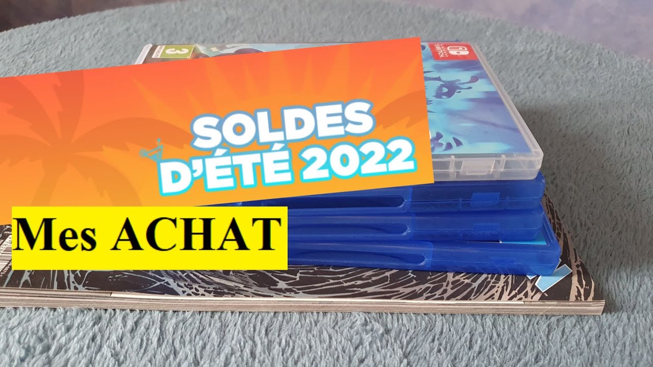 SOLDES ETE 2022 : Mes achat JV